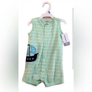Carters button up onesie. Brand New! 3-6